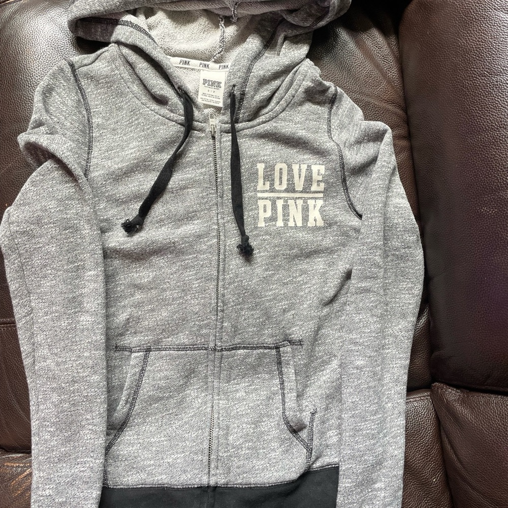 Love Pink Zip Hoodie